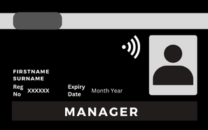 CSCS Black Manager Card